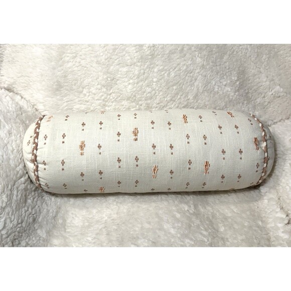 Bolster Geo Pattern Cream and Peach - Threshold designed with Studio McGee NEW - Picture 5 of 6
